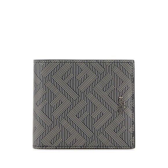 Fendi Men Printed Leather Fendi Shadow Wallet